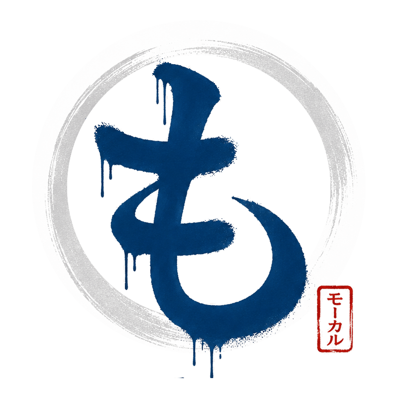 Mōkaru Management logo with katakana seal